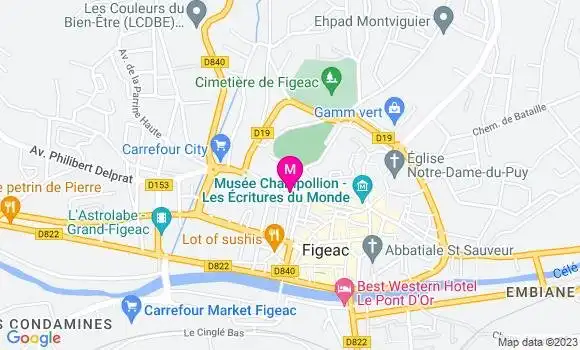 Localisation Restaurant  La Tourmaline