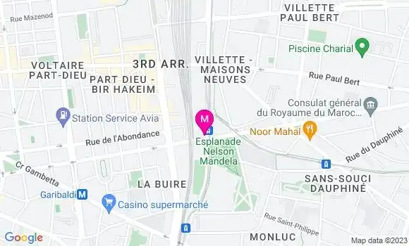 Localisation Restaurant Asiatique Buffet Part Dieu