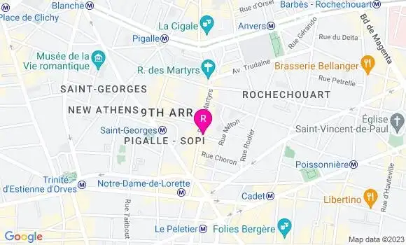 Localisation Restaurant  Café Marguerite