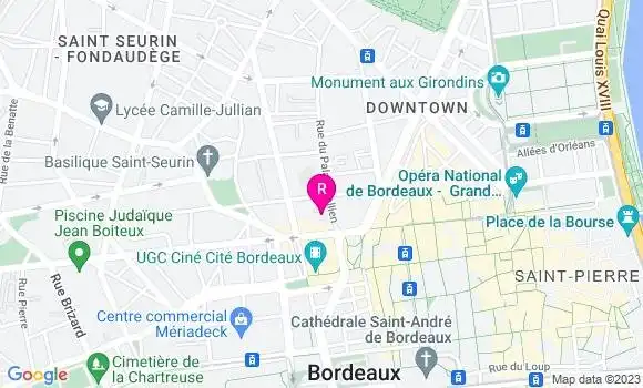 Localisation Restaurant  La Grande Poste