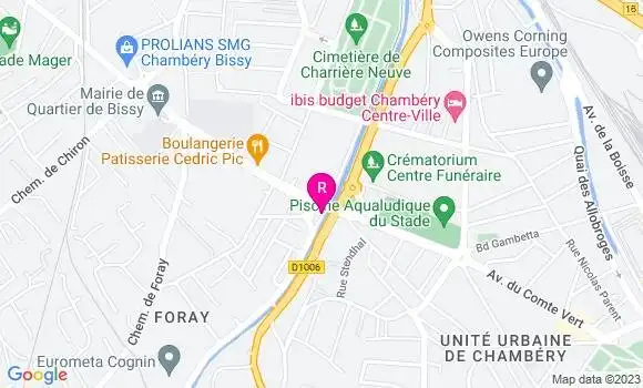 Localisation Restaurant  Chez Lampion