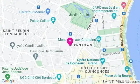 Localisation Restaurant  Le M