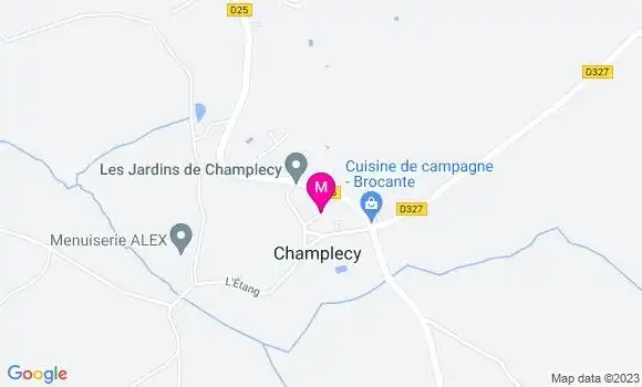 Localisation Restaurant  Relais de Champlecy