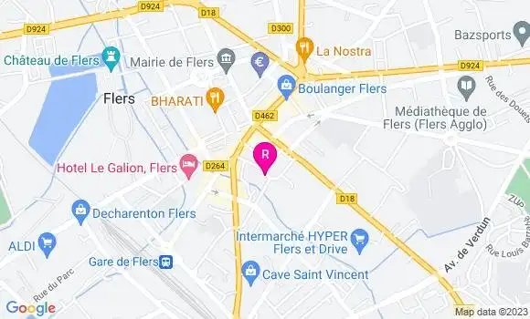 Localisation Restaurant  L