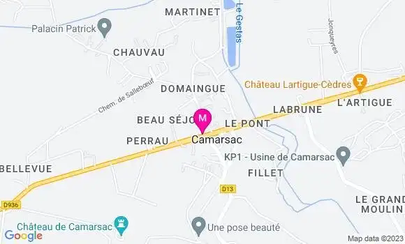 Localisation Le Bistrot de l
