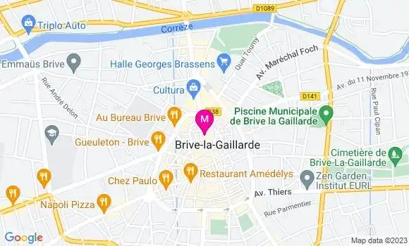 Localisation Restaurant  Valentin le Glacier