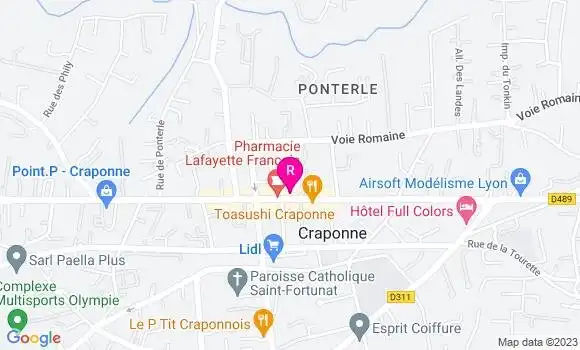 Localisation Restaurant  Le Flagrant Délice