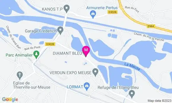 Localisation Restaurant  Le Diamant Bleu