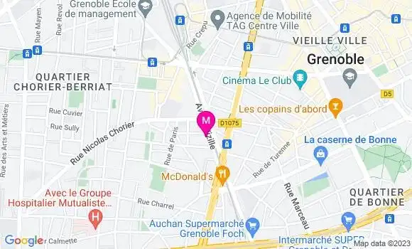 Localisation Brasserie Le 17