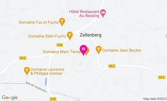 Localisation Restaurant Hôtel Le Schlossberg