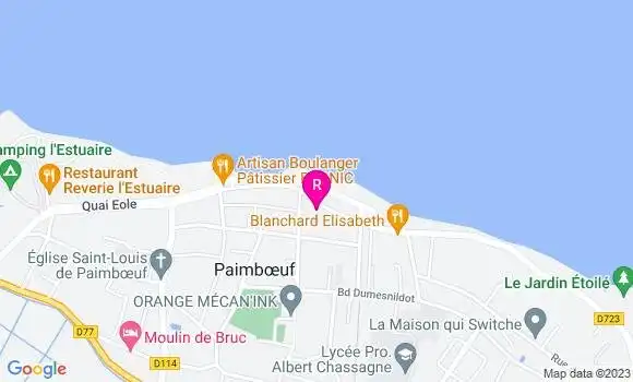 Localisation Pizzeria Isola