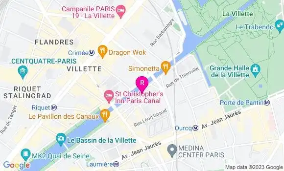 Localisation Restaurant  Café Odilon