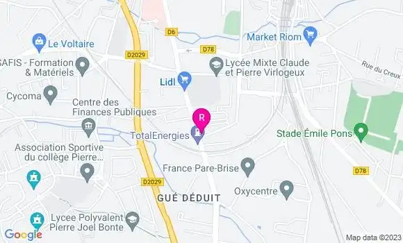 Localisation Restaurant  Le Cantalou