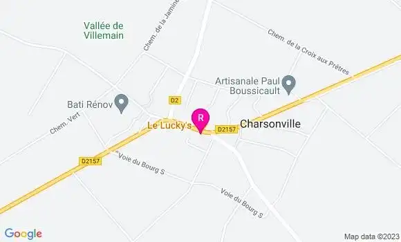 Localisation Restaurant  Le Lucky
