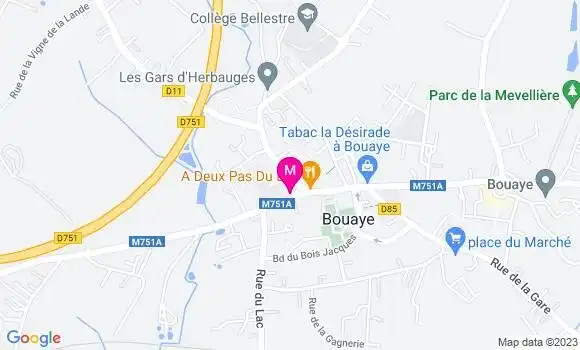 Localisation Restaurant  Le Commerce