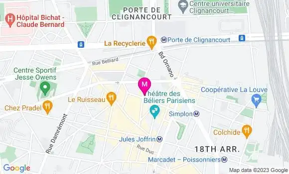 Localisation Restaurant Bar Le Diplomate