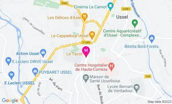 Localisation Restaurant  Le Tacot