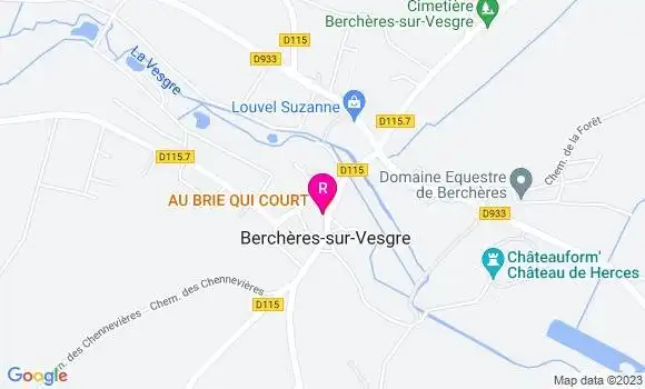 Localisation Restaurant  Au Brie qui Court