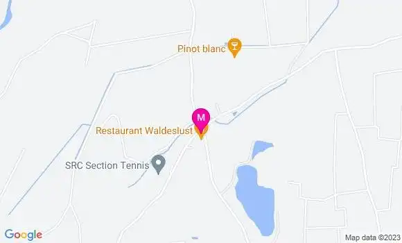 Localisation Restaurant  Waldeslust