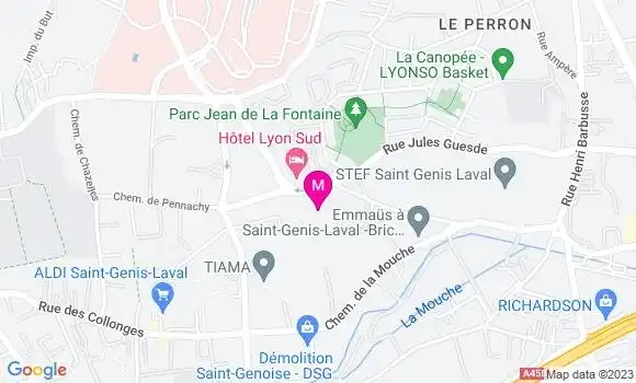 Localisation Restaurant  Le 75