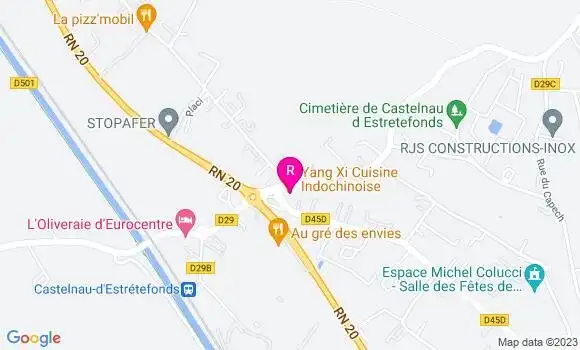 Localisation Restaurant  Yang Xi