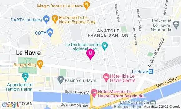 Localisation Restaurant  O