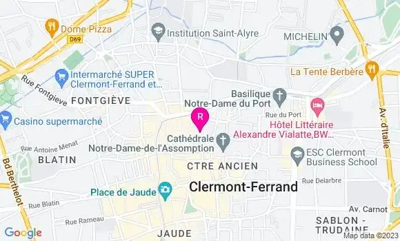 Localisation Restaurant Bar Louisette