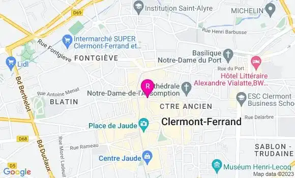 Localisation Restaurant  Marliette