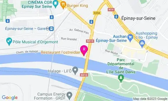 Localisation Restaurant Fruits de Mer L