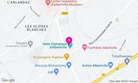 Localisation Restaurant de la Halle