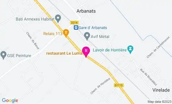 Localisation Restaurant  Le Luma