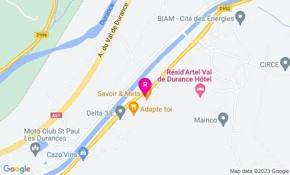 Localisation Restaurant  Savoir et Mets