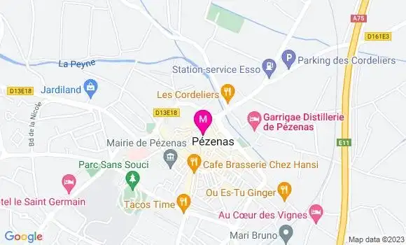 Localisation Restaurant  La Pomme d
