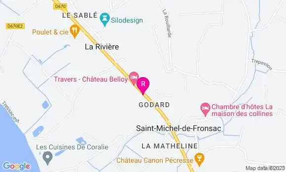 Localisation Restaurant  L