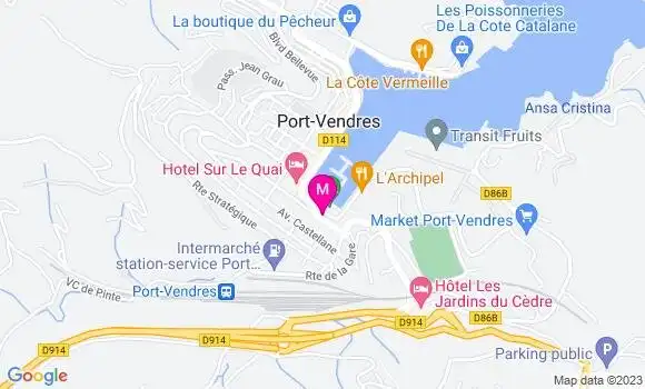 Localisation Restaurant  Le Lamparo