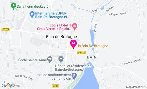 Localisation Restaurant  Un Brin de Bretagne