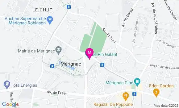 Localisation Restaurant  La Table du Pin Galant