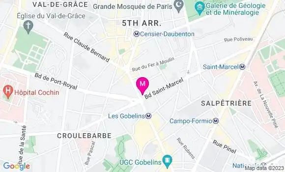 Localisation Restaurant  Les Négociants