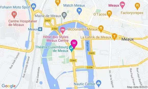 Localisation Brasserie du Luxembourg