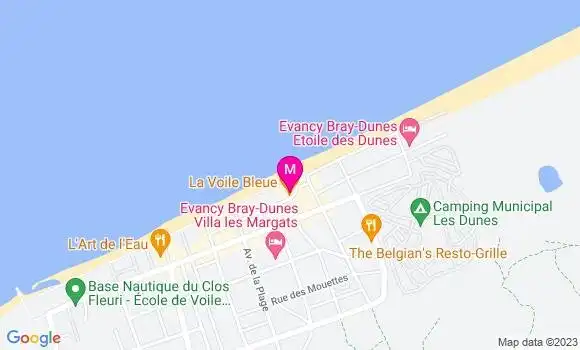 Localisation Restaurant  La Voile Bleue