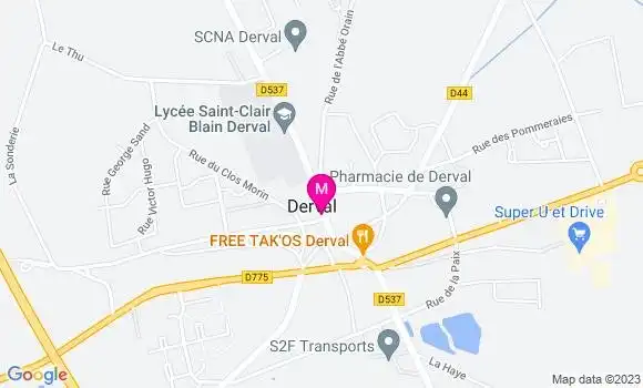 Localisation Restaurant  Le Petit Robinson