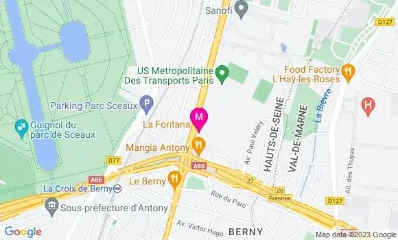 Localisation Restaurant Italien La Fontana