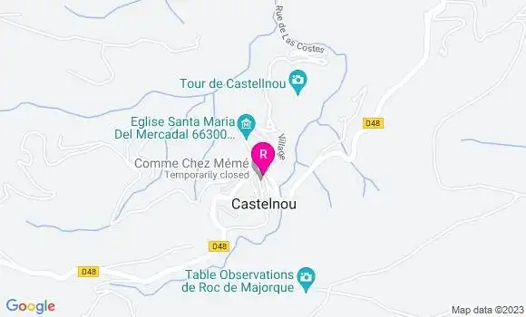 Localisation Restaurant  Le Coin Catalan