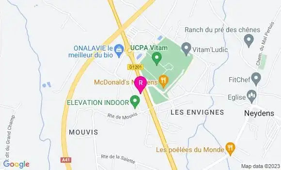 Localisation Restaurant Asiatique Jardin de Chine