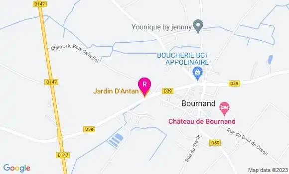 Localisation Restaurant  Jardin d