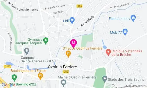 Localisation Restaurant  Chez Micheline et Paulette