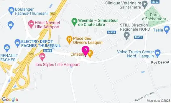 Localisation Restaurant  Cinetalia