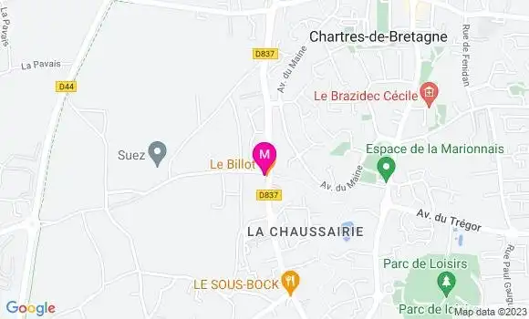 Localisation Restaurant  Le Billot