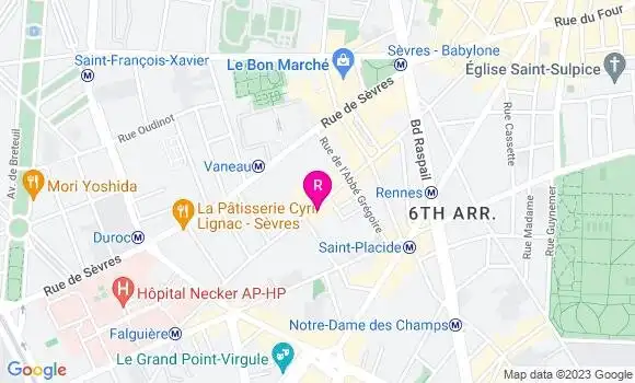 Localisation Restaurant  La Cantine du Troquet