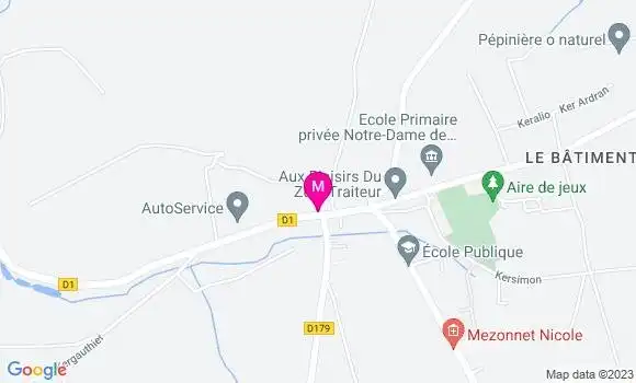 Localisation Restaurant Bar Le Solitaire